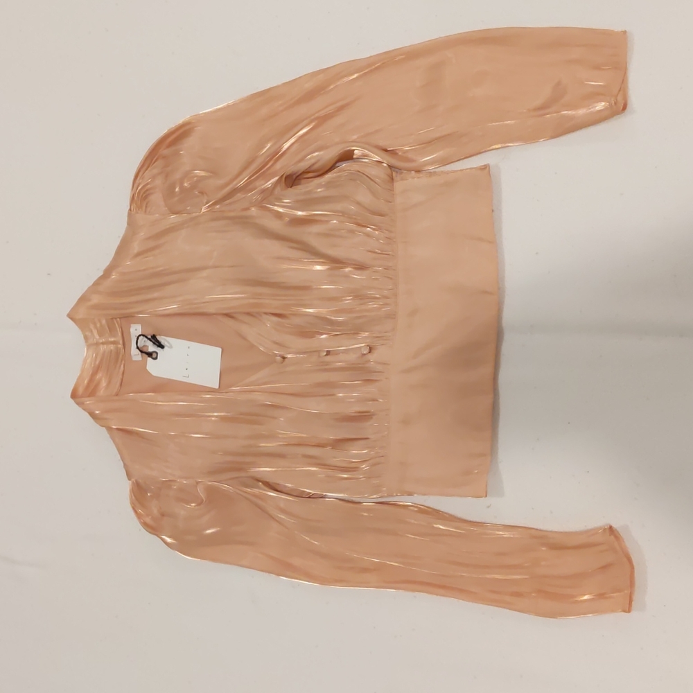 Leith Blouse Shiny beige